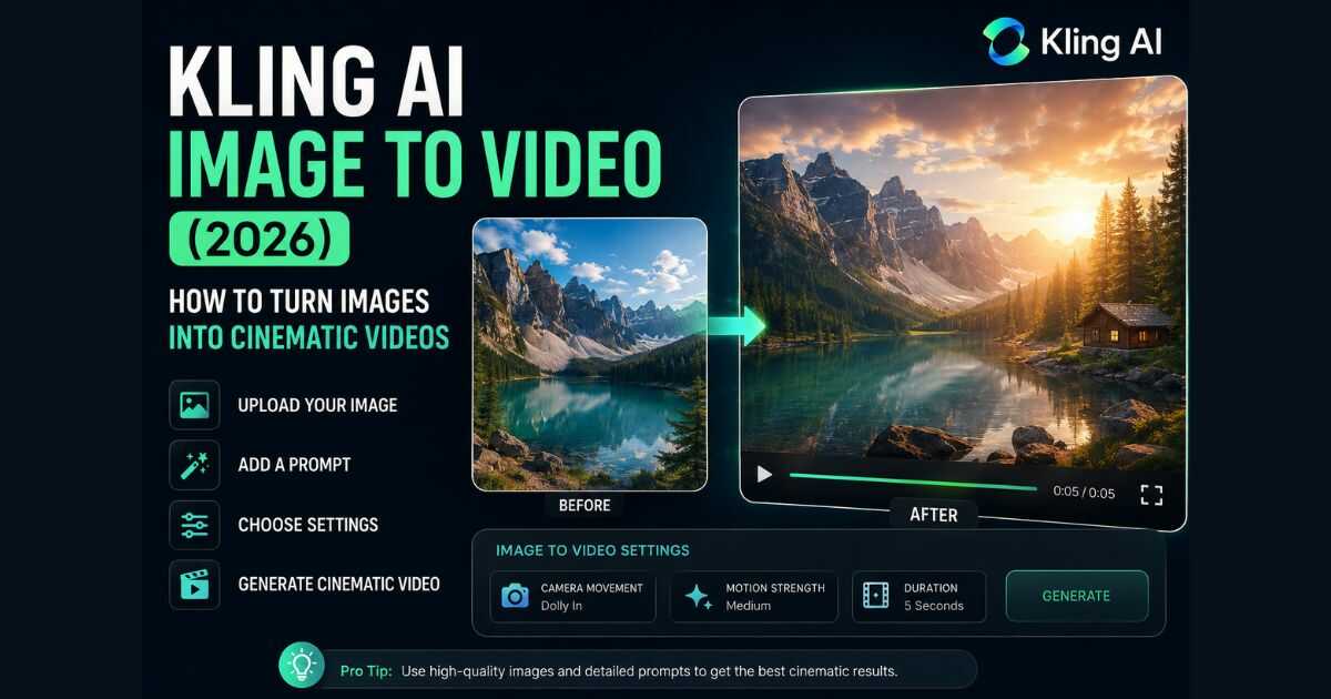 Kling AI Image to Video (2026): How to Turn Images into Cinematic Videos