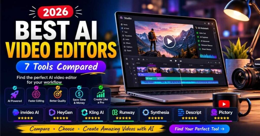 Best AI video editors in 2026 compared