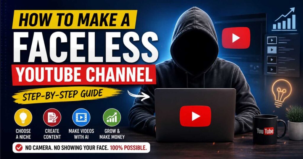 How to make a faceless YouTube channel with AI