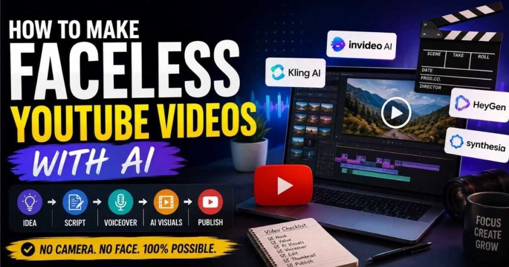 How to Make Faceless YouTube Videos With AI using AI video tools