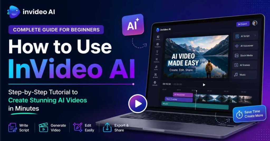 How to Use InVideo AI to create and edit AI videos