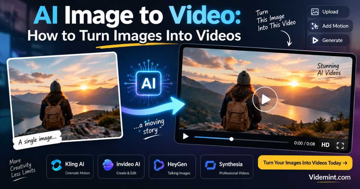AI image to video showing how to turn images into videos