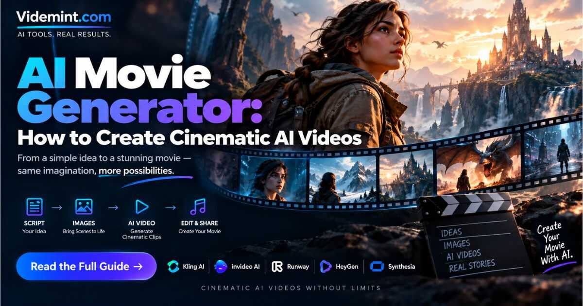 AI Movie Generator for creating cinematic AI videos