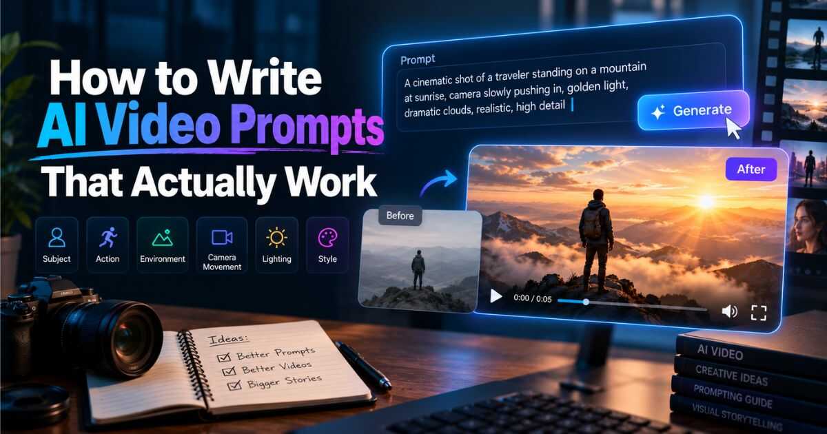 How to Write AI Video Prompts with examples and prompting techniques